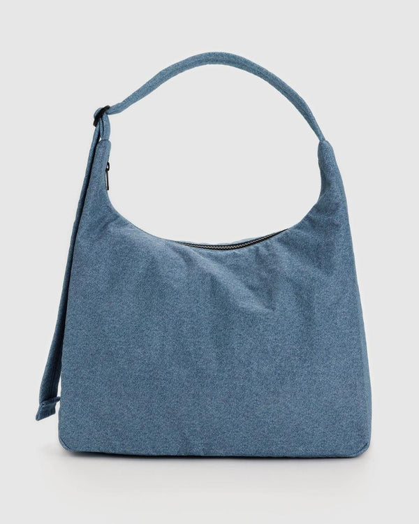 Baggu Nylon Shoulder Bag in Digital Denim