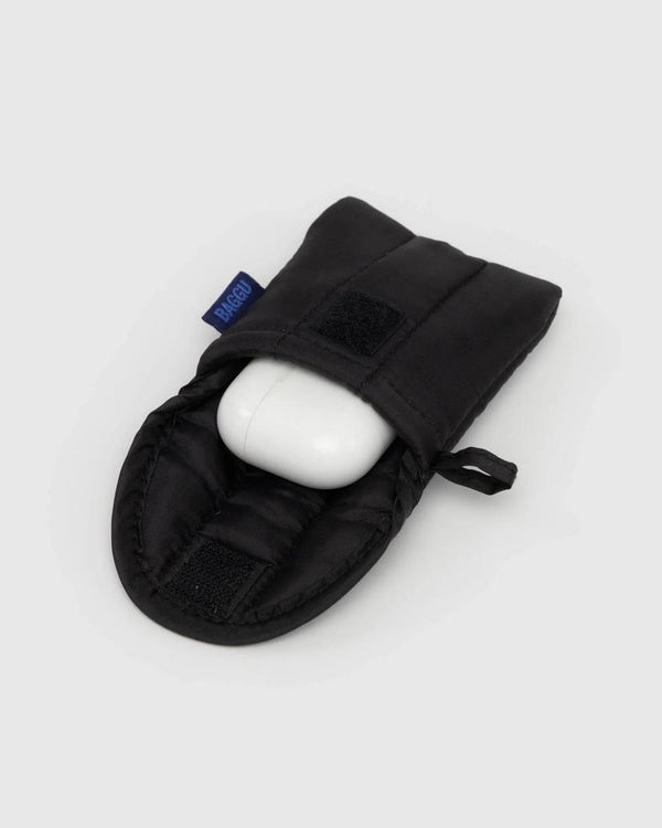 Baggu Puffy Earbuds Case in Black