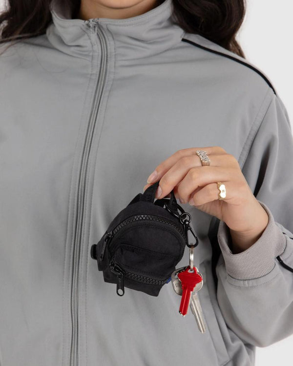 Baggu Backpack Charm in Black