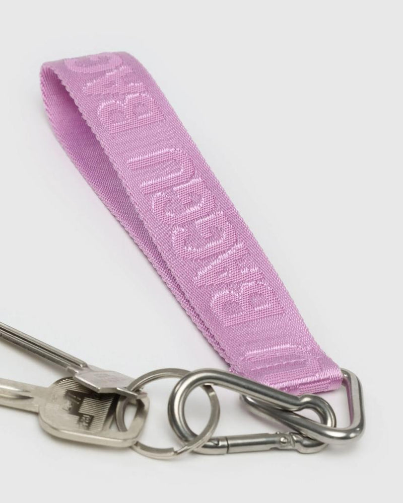 Baggu Logo Keychain in Peony