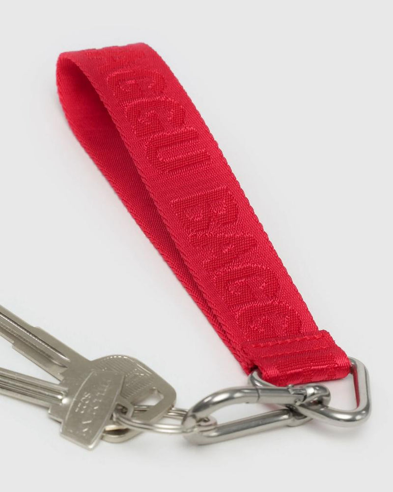 Baggu Logo Keychain in Red