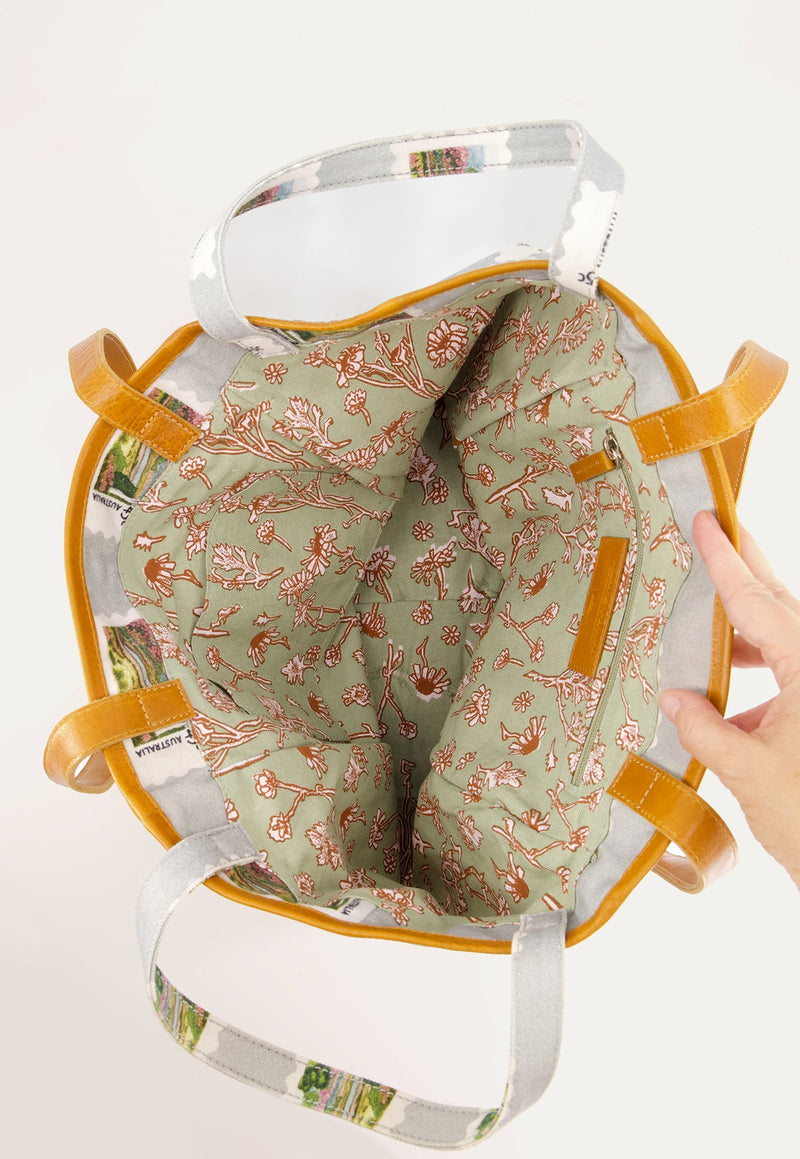 Nancybird Stamp Tote in Postage