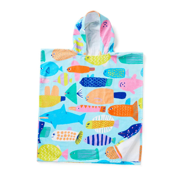 Halcyon Nights Kids Hooded Towel 'Rainbow Reef'