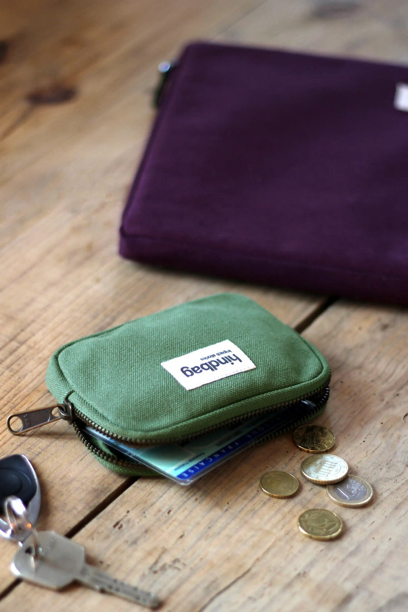 Hindbag 'Lili' Coin Purse in Olive