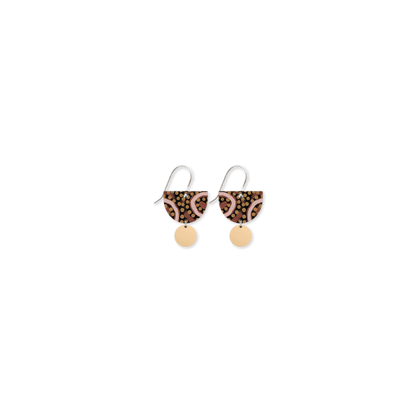 Moe Moe x Azeza Possum Country Chalice Drop Earrings