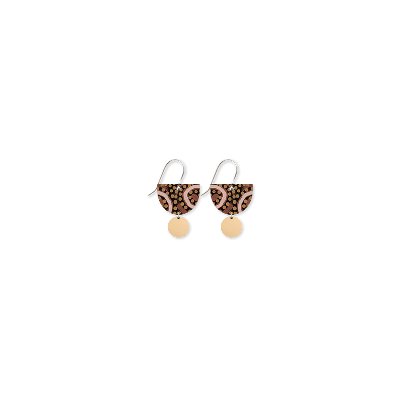 Moe Moe x Azeza Possum Country Chalice Drop Earrings