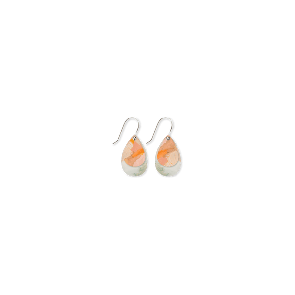 Moe Moe x Kiasmin 2 Sunset Double Tear Drop Earrings