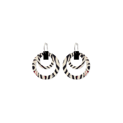 Moe Moe x Murdie Morris Wild Dog Double Halo Hoop Earrings