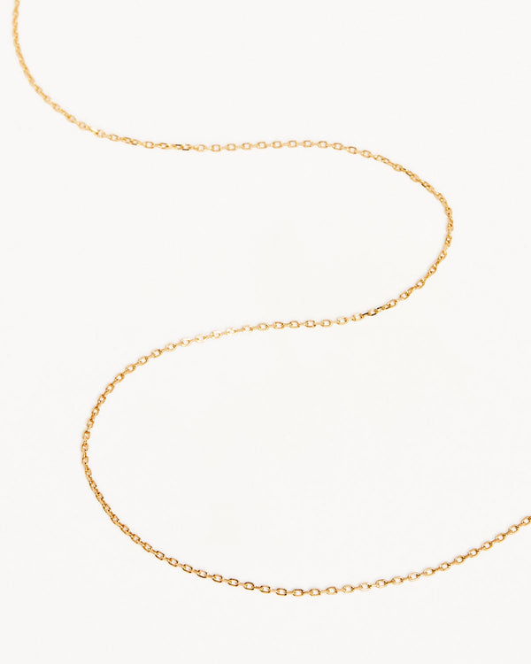 By Charlotte 14k Solid Gold 18" Signature Chain Necklace