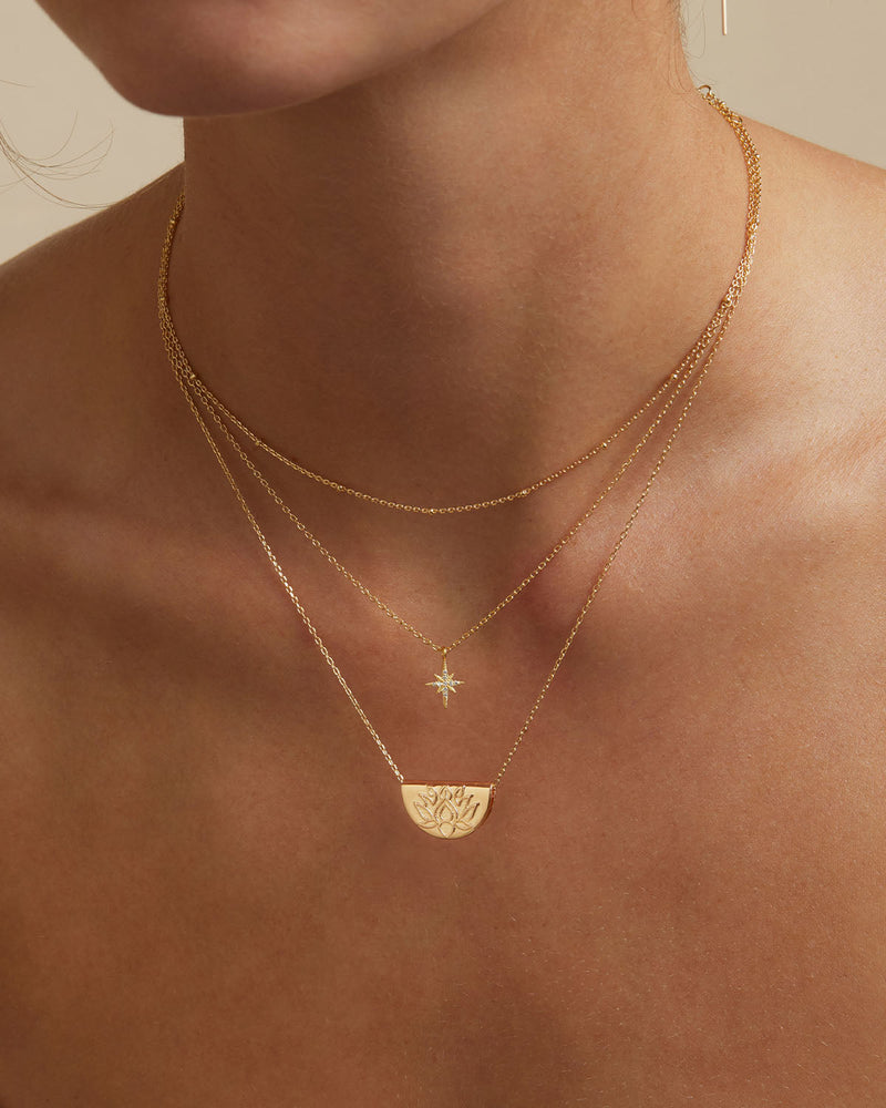 by charlotte 18k Gold Vermeil Starlight Necklace