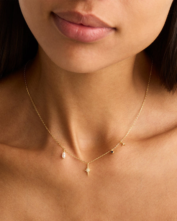 by charlotte 18k Gold Vermeil Stardust Choker