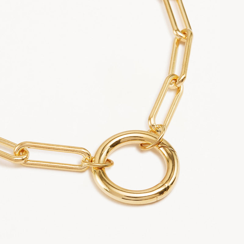 By Charlotte With Love Annex Link Necklace in Gold Vermeil