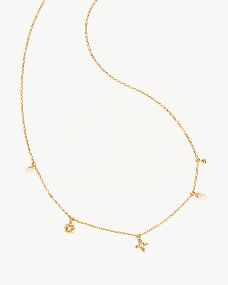 by charlotte 18k Gold Vermeil Live in Peace Choker