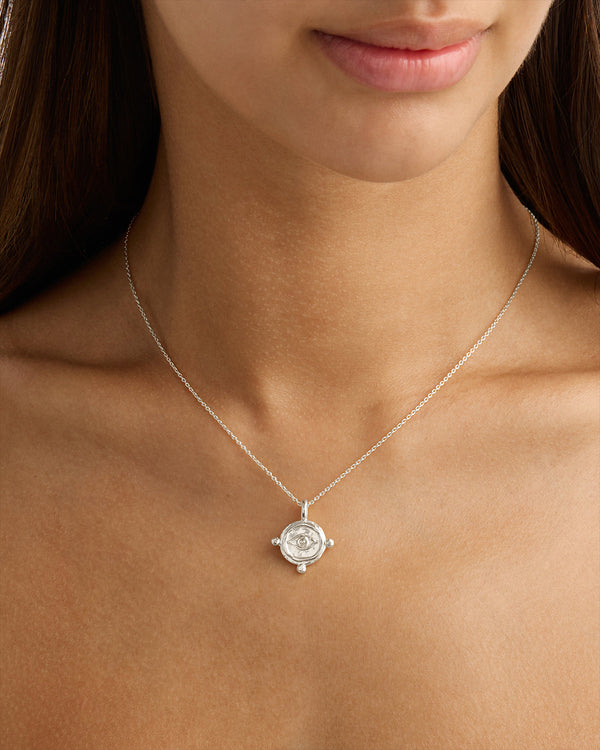 By Charlotte Sterling Silver Luck and Love Necklace