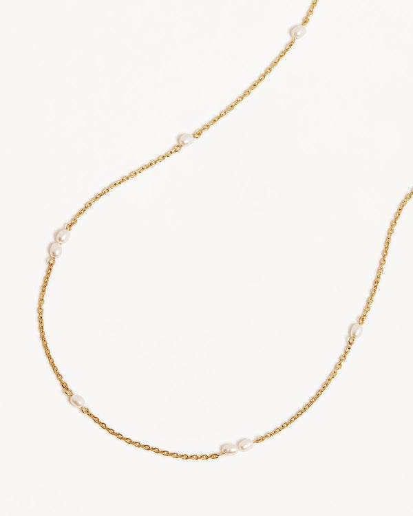 by charlotte 18k Gold Vermeil Serene Dreams Pearl Choker