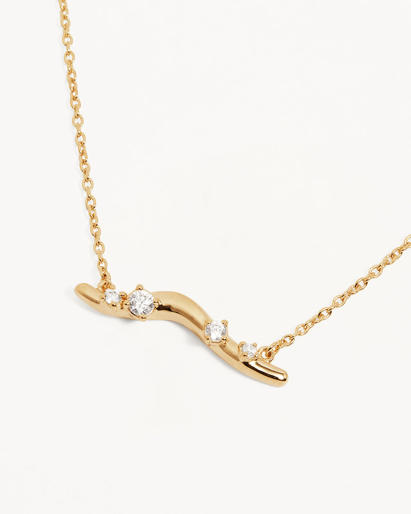 by charlotte 18k Gold Vermeil Chasing Tides Necklace