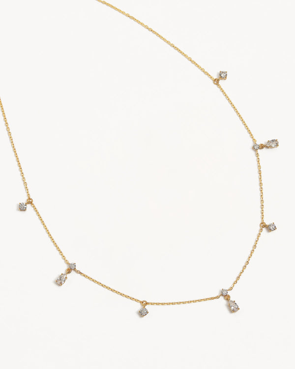 by charlotte 18k Gold Vermeil No Rain, No Flowers Choker