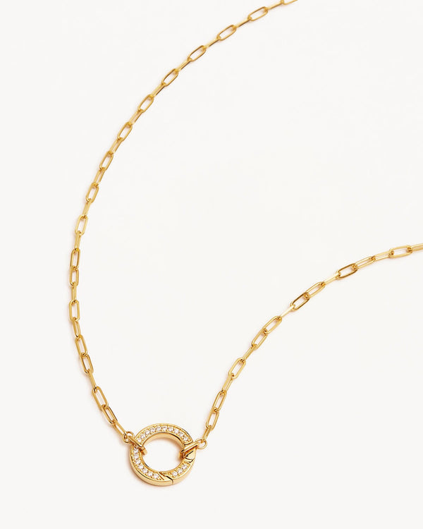 By Charlotte 18k Gold Vermeil Celestial Annex Link Necklace