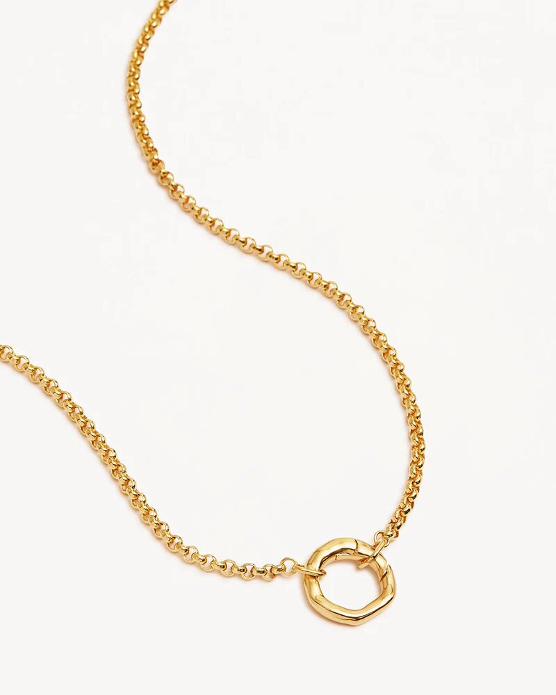 by charlotte 18k Gold Vermeil Horizon Annex Link Necklace