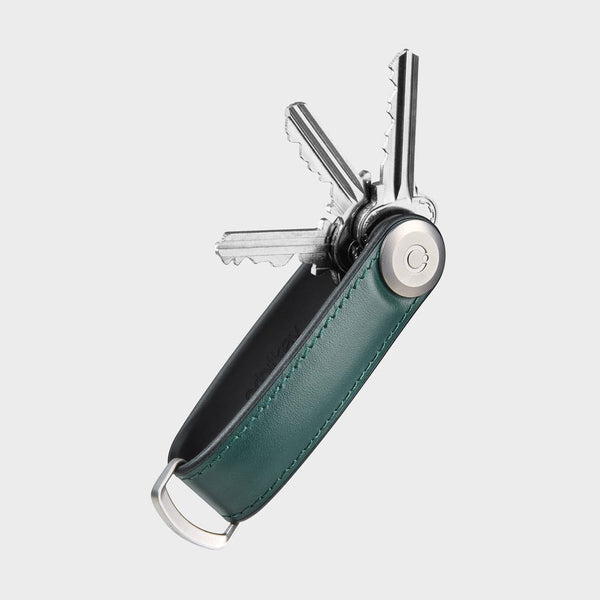 Orbitkey Key Organiser Hybrid Leather Pine Green