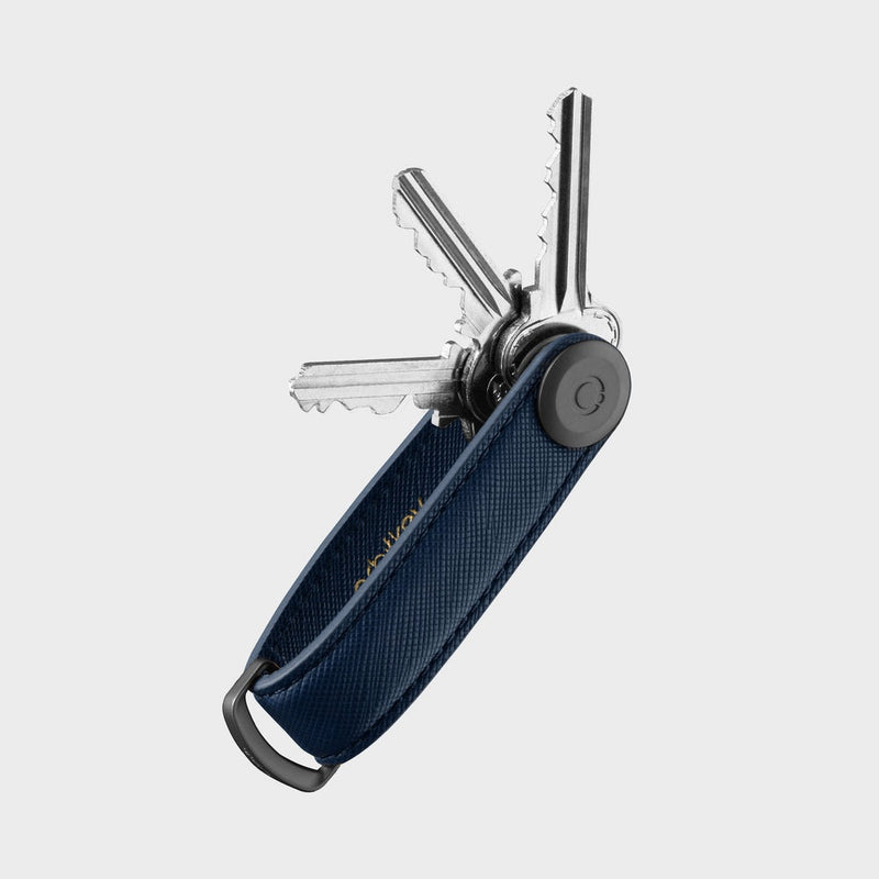 Orbitkey Saffiano Leather Key Organiser in Oxford