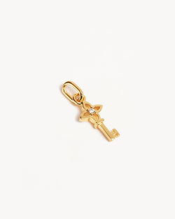 by charlotte 18k Gold Vermeil Key to My Heart Pendant