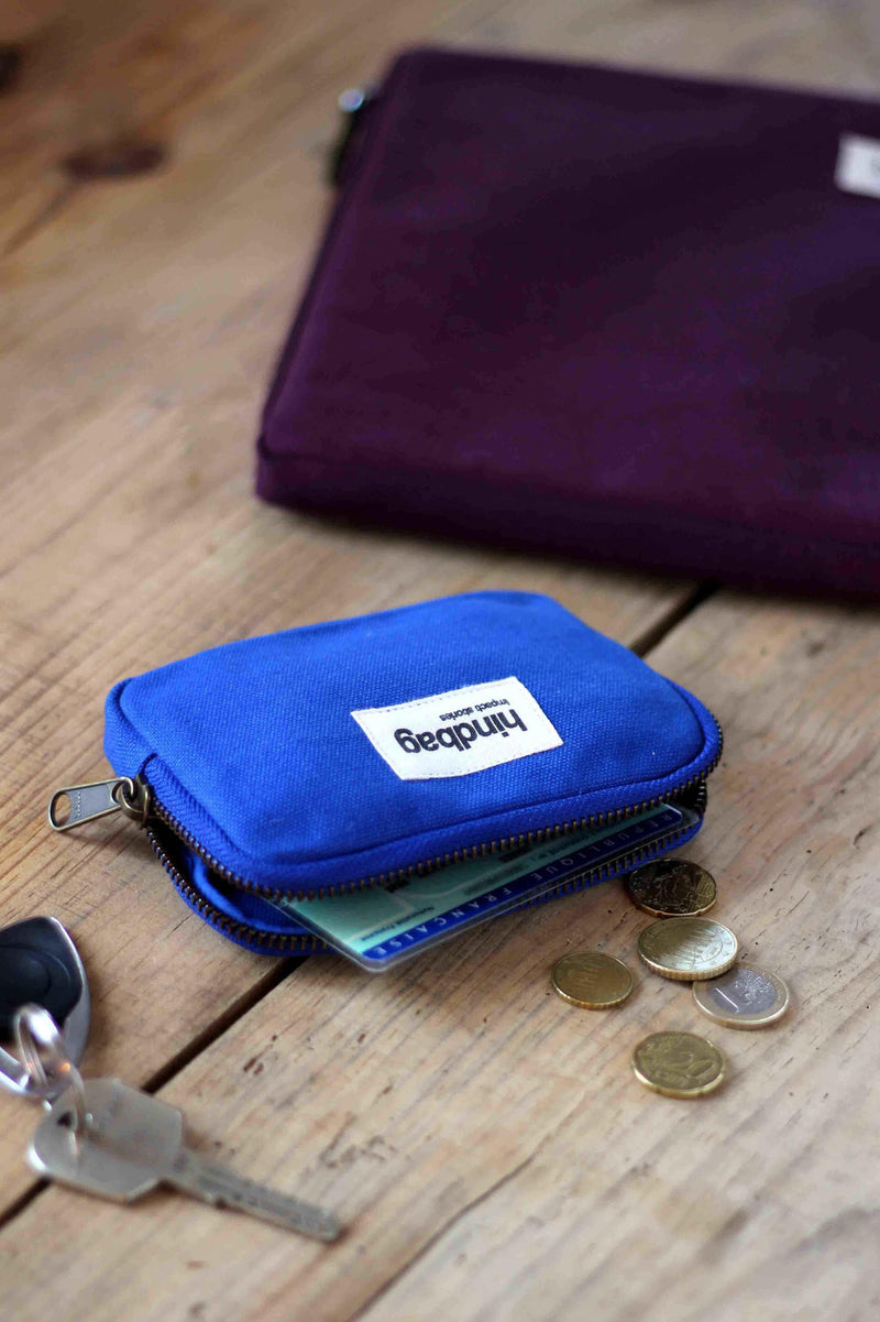 Hindbag 'Lili' Coin Purse in Electric Blue