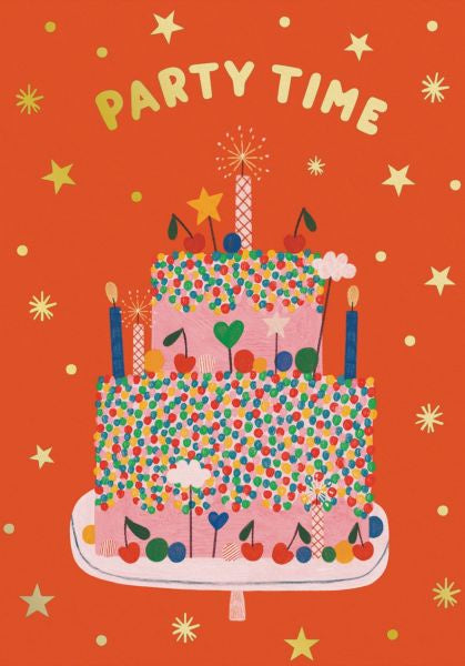 Ohh Deer 'Party Time Red Cake' Card