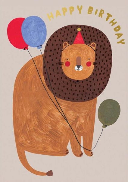 Ohh Deer 'Happy Birthday Lions' Card