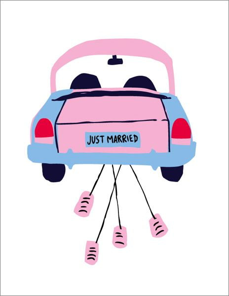 Badger & Burke 'Just Married' Card