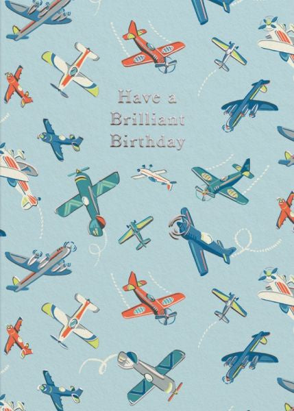 Cath Kidston 'Birthday Brilliant Planes' Card