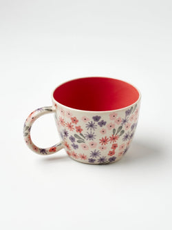 Jones and Co Ditsy Raspberry Mug