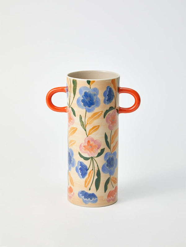 Jones and Co Griffe Multi Floral Tall Vase