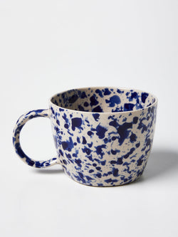 Jones and Co Splatter Chino Mug Blue