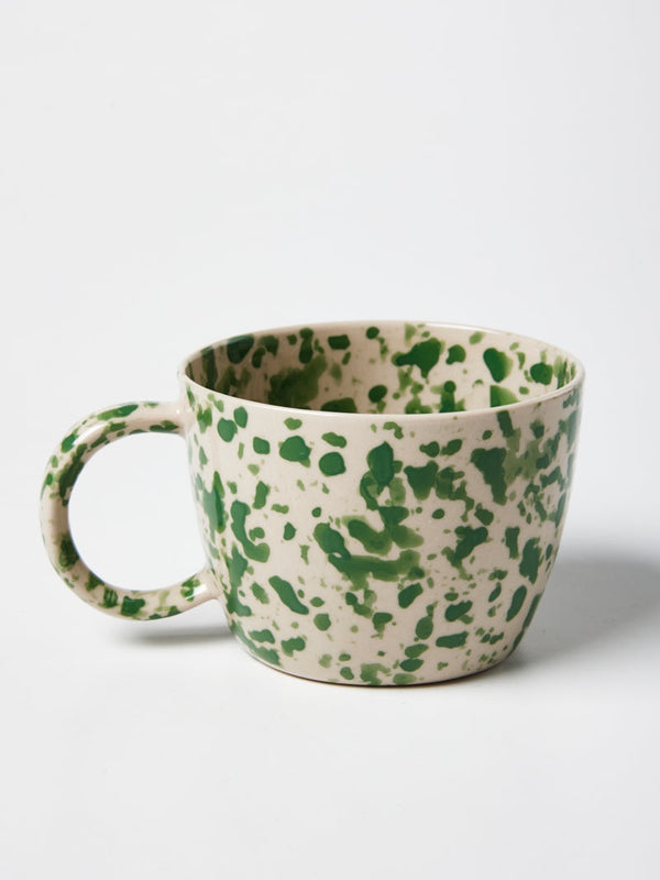 Jones and Co Splatter Chino Mug Green