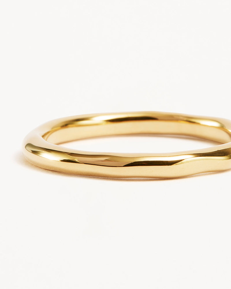 by charlotte 18k Gold Vermeil Lover Thin Ring