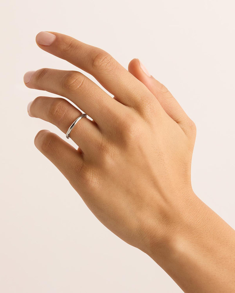 By Charlotte Lover Thin Ring in Sterling Silver