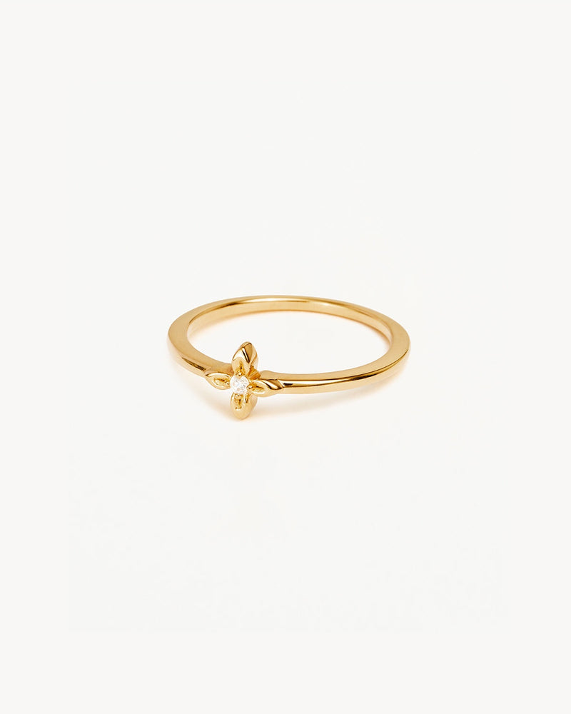by charlotte 18k Gold Vermeil Live in Light Ring