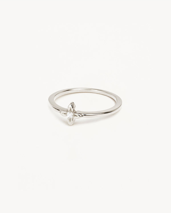 by charlotte Sterling Silver Live in Light Ring