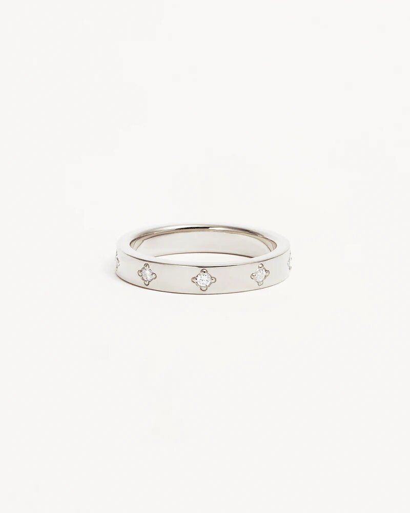 By Charlotte Sterling Silver Live in Love Ring