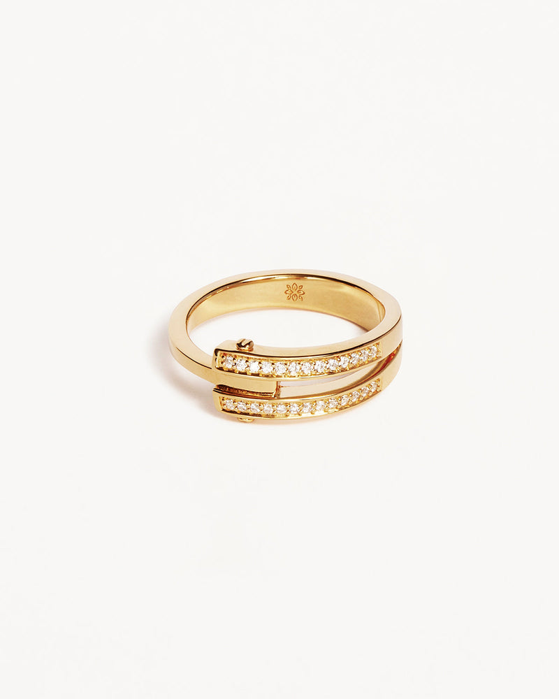 by charlotte 18k Gold Vermeil Connect Deeply Ring