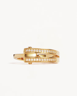 by charlotte 18k Gold Vermeil Connect Deeply Ring