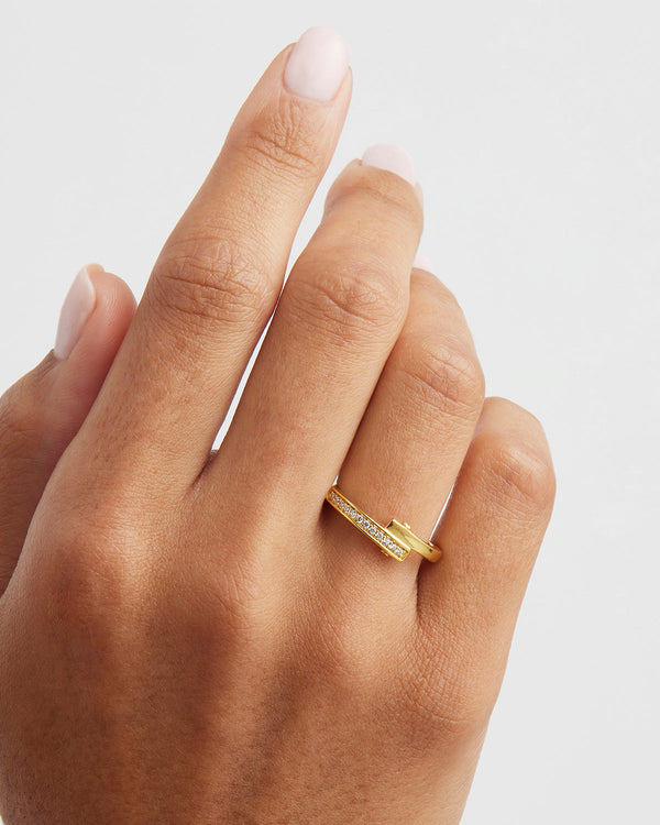 by charlotte 18k Gold Vermeil Connection Ring