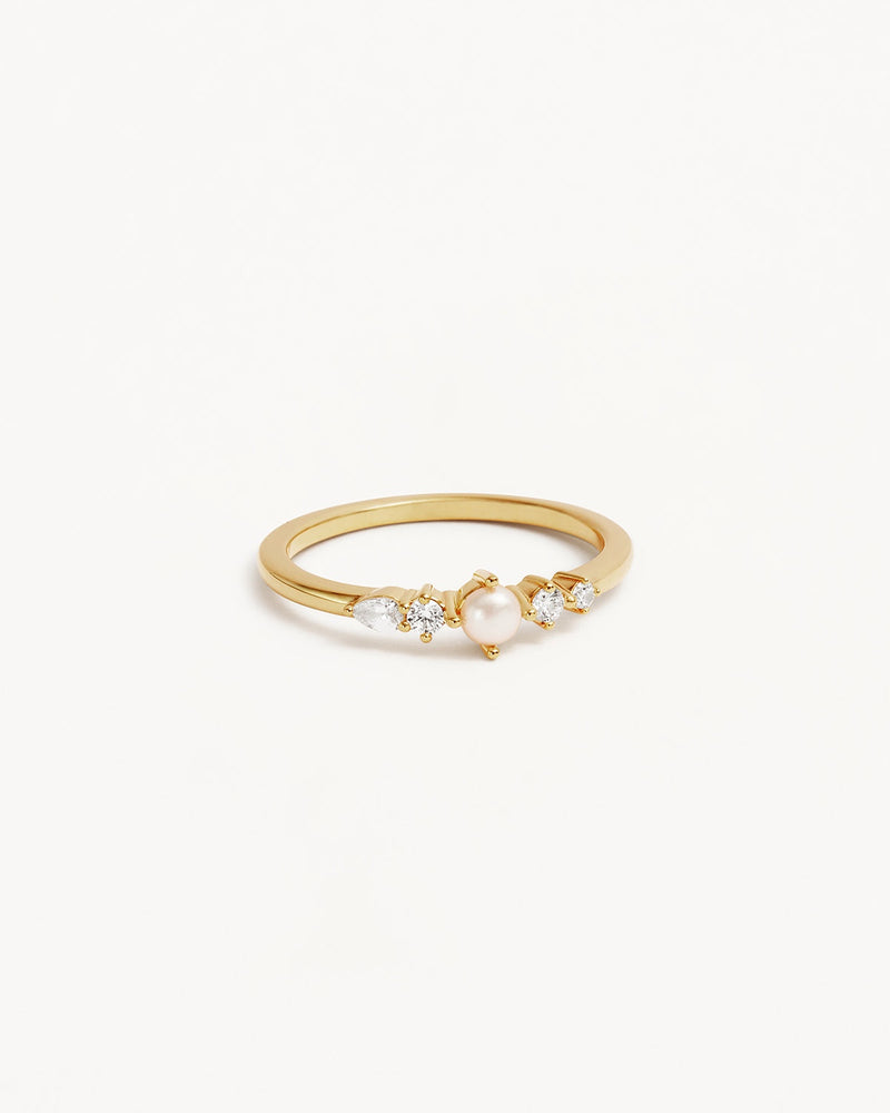 by charlotte 18k Gold Vermeil Sea Foam Ring