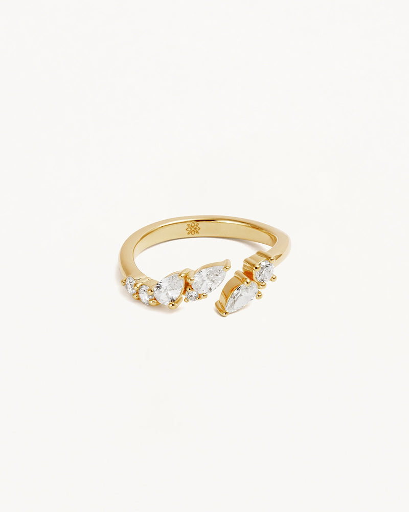 by charlotte 18k Gold Vermeil Ocean Whisper Ring