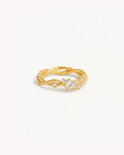 by charlotte 18k Gold Vermeil No Rain, No Flowers Ring