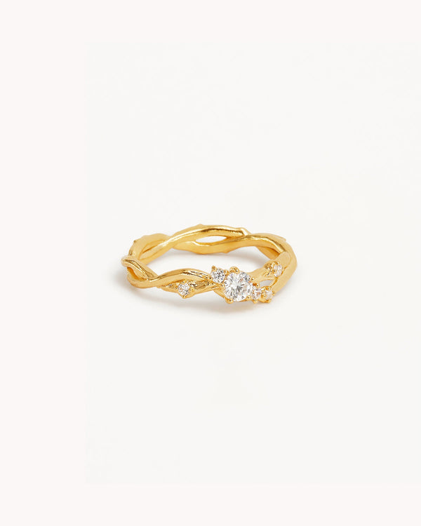 by charlotte 18k Gold Vermeil No Rain, No Flowers Ring