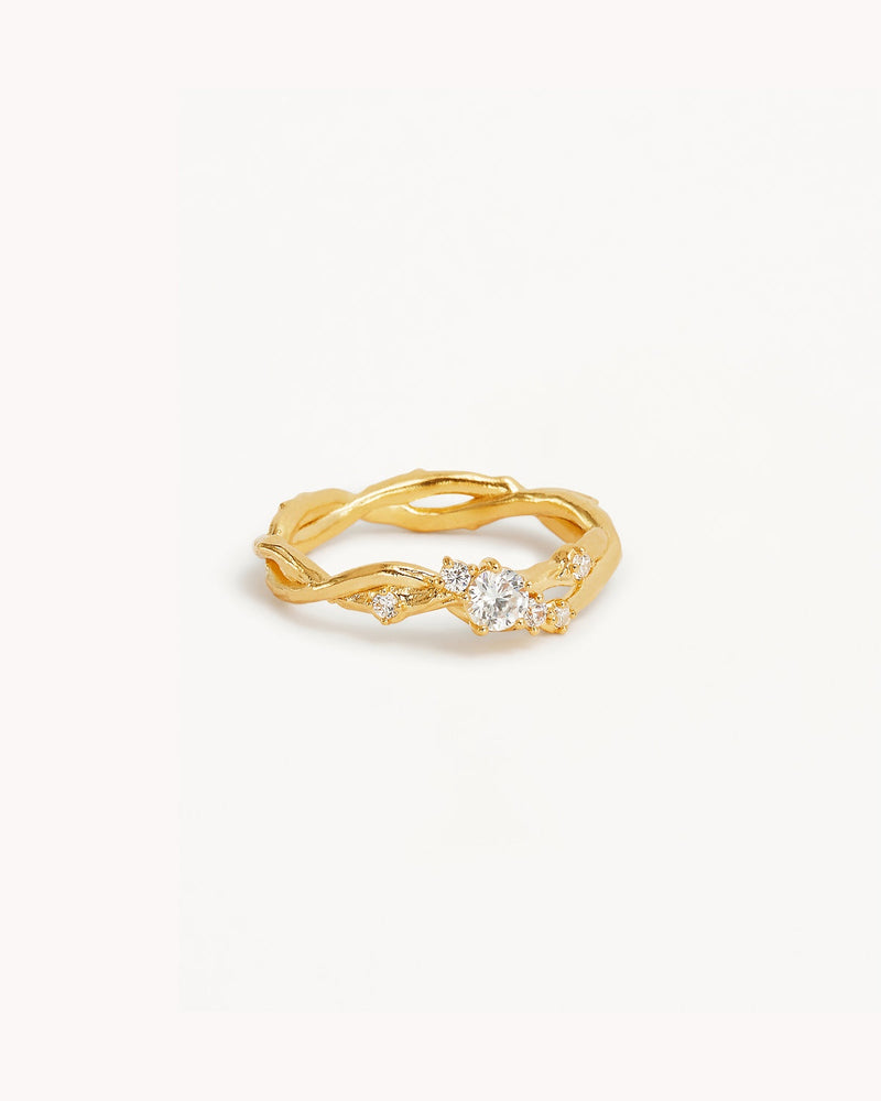 by charlotte 18k Gold Vermeil No Rain, No Flowers Ring