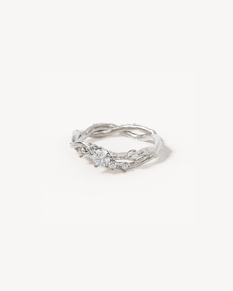 by  charlotte Sterling Silver No Rain, No Flowers Ring