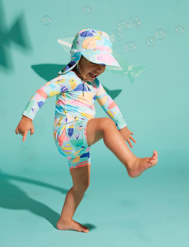 Halcyon Nights 'Rainbow Reef' Long Sleeve Rash Suit